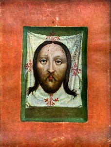 Vera Icona, pannello posteriore della Madonna di Vienna, c1470 1955 da Unbekannt