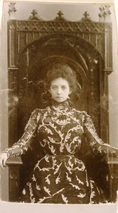 Vera Komissarzhevskaya, attrice russa, 1900 da Unbekannt