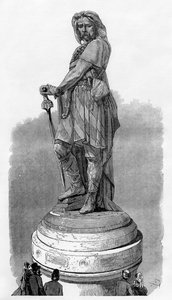 Memoriale di Vercingetorige ad Alesia, vicino a Digione, Francia