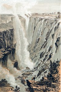 Cascate Vittoria, Africa, viste da est da Unbekannt