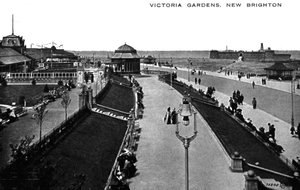 Victoria Gardens, New Brighton, Lancashire, inizio XX secolo da Unbekannt