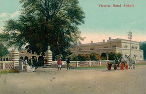 Victoria Hotel Ambala, c1900 da Unbekannt