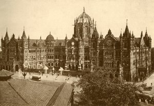 Stazione Victoria, Bombay, 1930 da Unbekannt