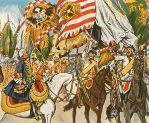 Celebrazione della vittoria a Hohenfriedberg, 4 giugno 1745 da Unbekannt