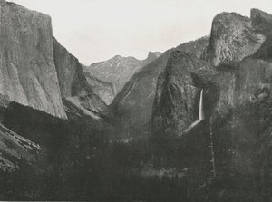 Veduta da Artists Point, Yosemite Valley, USA, 1895 da Unbekannt