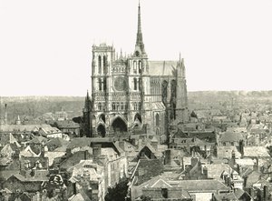 Vista dal Campanile, Amiens, Francia, 1895