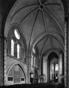 Vista dalla navata - Chiesa di Notre Dame de la Couture - 12°-13° secolo Le Mans (Sarthe) da Unbekannt