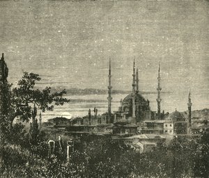 Veduta di Adrianopoli - La Moschea di Selim II, 1890 da Unbekannt