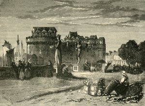 Veduta di Nantes, 1890 da Unbekannt
