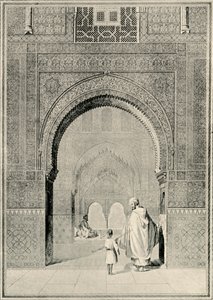 Vista nella Sala delle Due Sorelle, XIX secolo, 1907 da Unbekannt