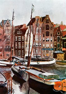 Veduta di Amsterdam, 1907 1911-1912 da Unbekannt
