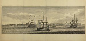 Veduta di Arkhangelsk, ca 1770 da Unbekannt