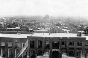 Vista di Baghdad da una torre di blocco, 31° ospedale generale britannico, Mesopotamia, Prima Guerra Mondiale, 1918 da Unbekannt