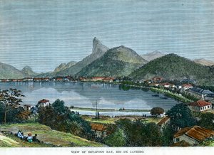 Veduta della Baia di Botafogo, Rio de Janeiro, Brasile