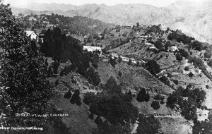 Vista di Chakrata da Kalana, India, 1917 da Unbekannt
