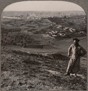Veduta di Gerusalemme dal Monte Scopus, c1900 da Unbekannt