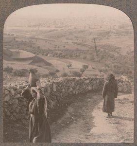 Vista di Gerusalemme dalla Casa di Pietro, c1900 da Unbekannt