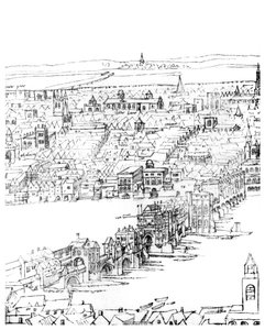 Veduta di Londra, XVI secolo, 1886 da Unbekannt
