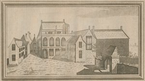 Veduta del Priorato di Minster Lovel nella contea di Oxford, 1784 da Unbekannt