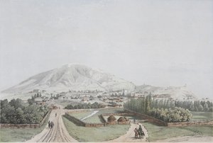 Veduta di Pyatigorsk, metà del XIX secolo da Unbekannt