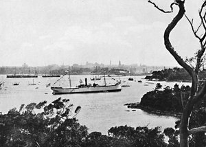 Veduta del Porto di Sydney dalla North Shore, No. 2, c1900 da Unbekannt