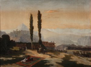 Veduta di Tiflis, 1890 da Unbekannt