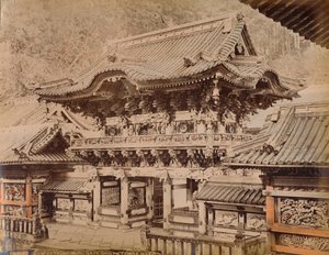 Vista del cancello Yomeimon - Tempio Shintoista Nikko da Unbekannt