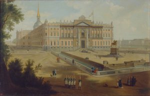 Veduta del Palazzo Michajlovskij a San Pietroburgo da Unbekannt