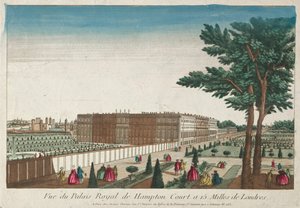 Veduta del Palazzo Reale di Hampton Court da Unbekannt