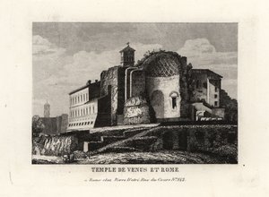 Veduta del Tempio di Venere e Roma, Roma da Unbekannt
