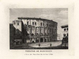 Veduta del Teatro di Marcello, Roma da Unbekannt