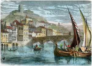 Veduta della città di Verona, Italia, c. 1880 da Unbekannt