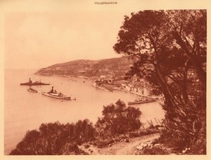 Veduta della città e della rada, Villefranche, 1930