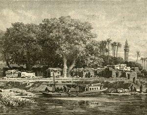 Vista sul delta del Nilo, 1890 da Unbekannt