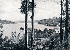 Vista sul fiume Lane Cove, c1900