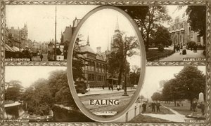 Vedute di Ealing, ovest di Londra da Unbekannt