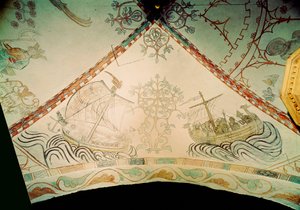 Nave vichinga con prua a drago, 14° secolo