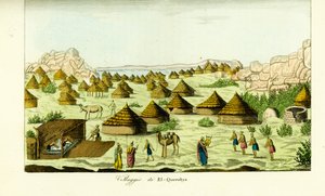 Villaggio di El Querebya (El Querebyn) sotto il Regno Funj di Sennar, Sudan da Unbekannt