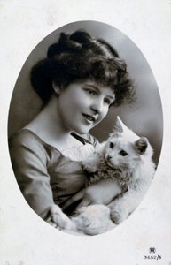 Cartolina francese vintage, c1900 da Unbekannt