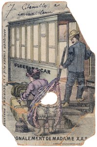 Cartolina francese vintage, c1900