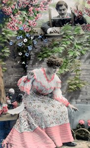 Cartolina francese vintage, c1900 da Unbekannt