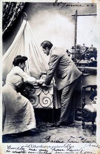 Cartolina francese vintage, c1900 da Unbekannt