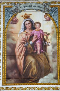 Mosaico della Virgen del Carmen, Malaga