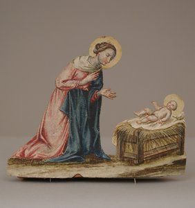 Vergine Maria con Cristo in una mangiatoia, XVIII secolo da Unbekannt