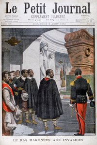 Visita di Ras Makonnen agli Invalides a Parigi, 1902