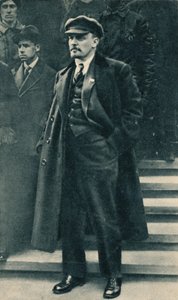 Vladimir Ilich Lenin, leader bolscevico russo, Mosca, Russia, 1 maggio, 1919
