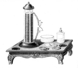 Pila della batteria voltaica, 1887