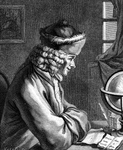 Voltaire, autore, drammaturgo, satirico e uomo di lettere francese del XVIII secolo da Unbekannt
