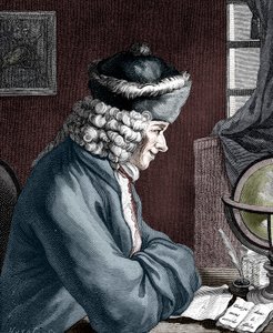 Voltaire, autore, drammaturgo, satirico e letterato francese del XVIII secolo