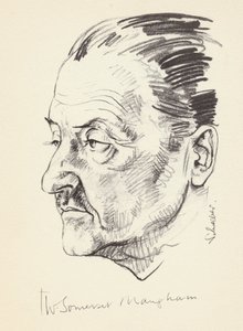 W Somerset Maugham, autore britannico da Unbekannt